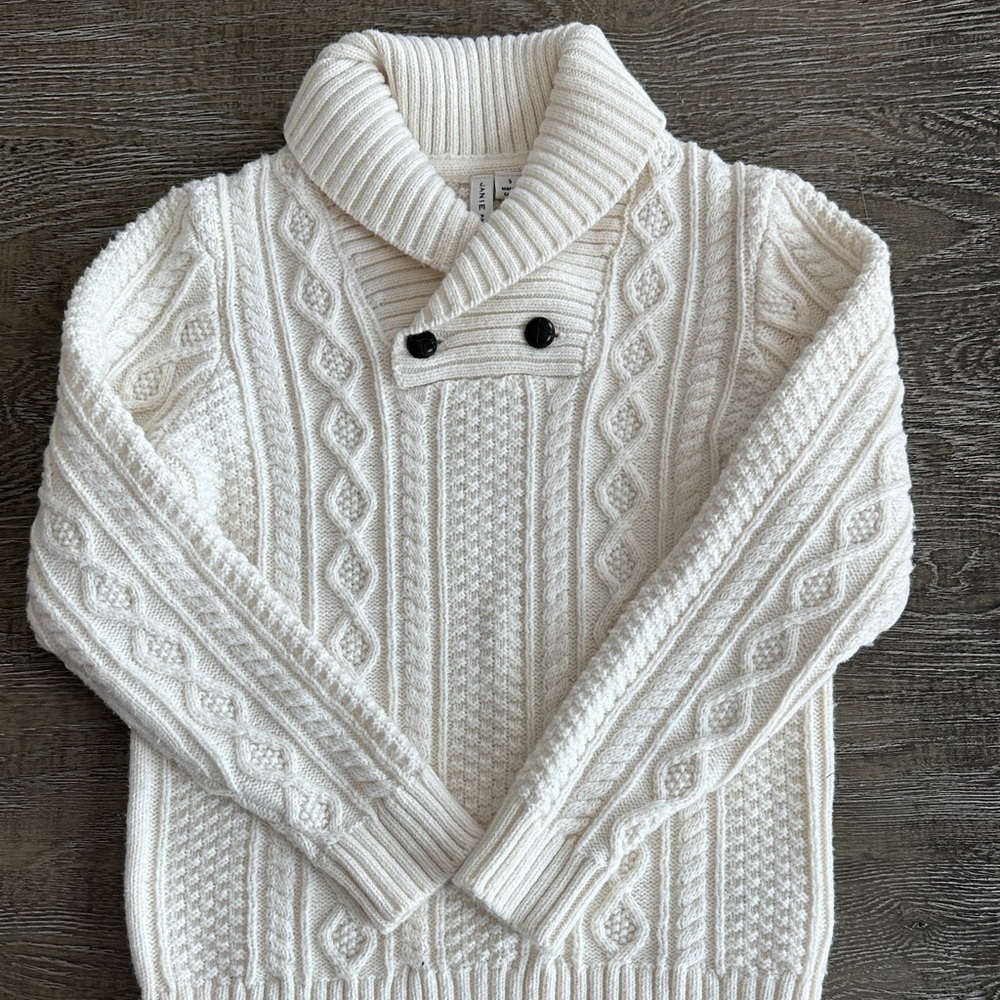 Janie and Jack Ivory Turtleneck Sweater